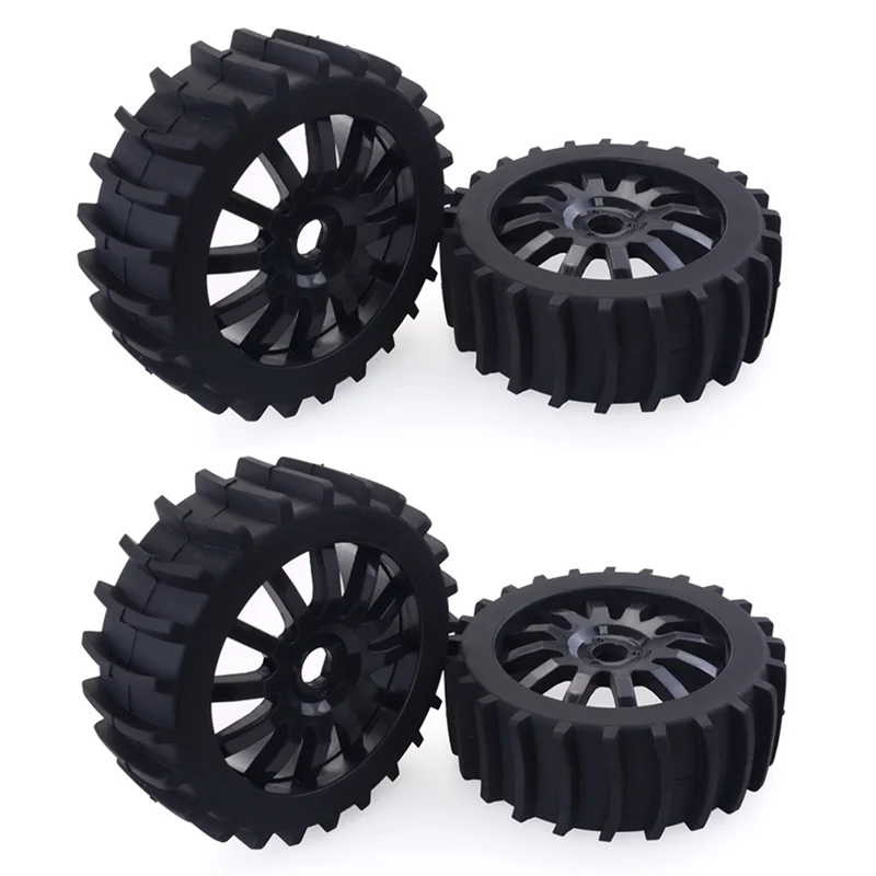 Roue Hexagonale pour Voiture RC 120 Arrma Traxxas Redcat Team Losi Gardens I HSP Baja, 1/8mm, 4 Pièces