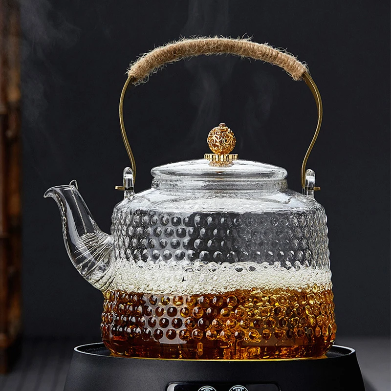 

Hammer Pattern Thickened Kettle Electric Pottery Stove Boiled Teapot Kung Fu Tea Set Teapot Chinese-style Lifting Beam Teapot