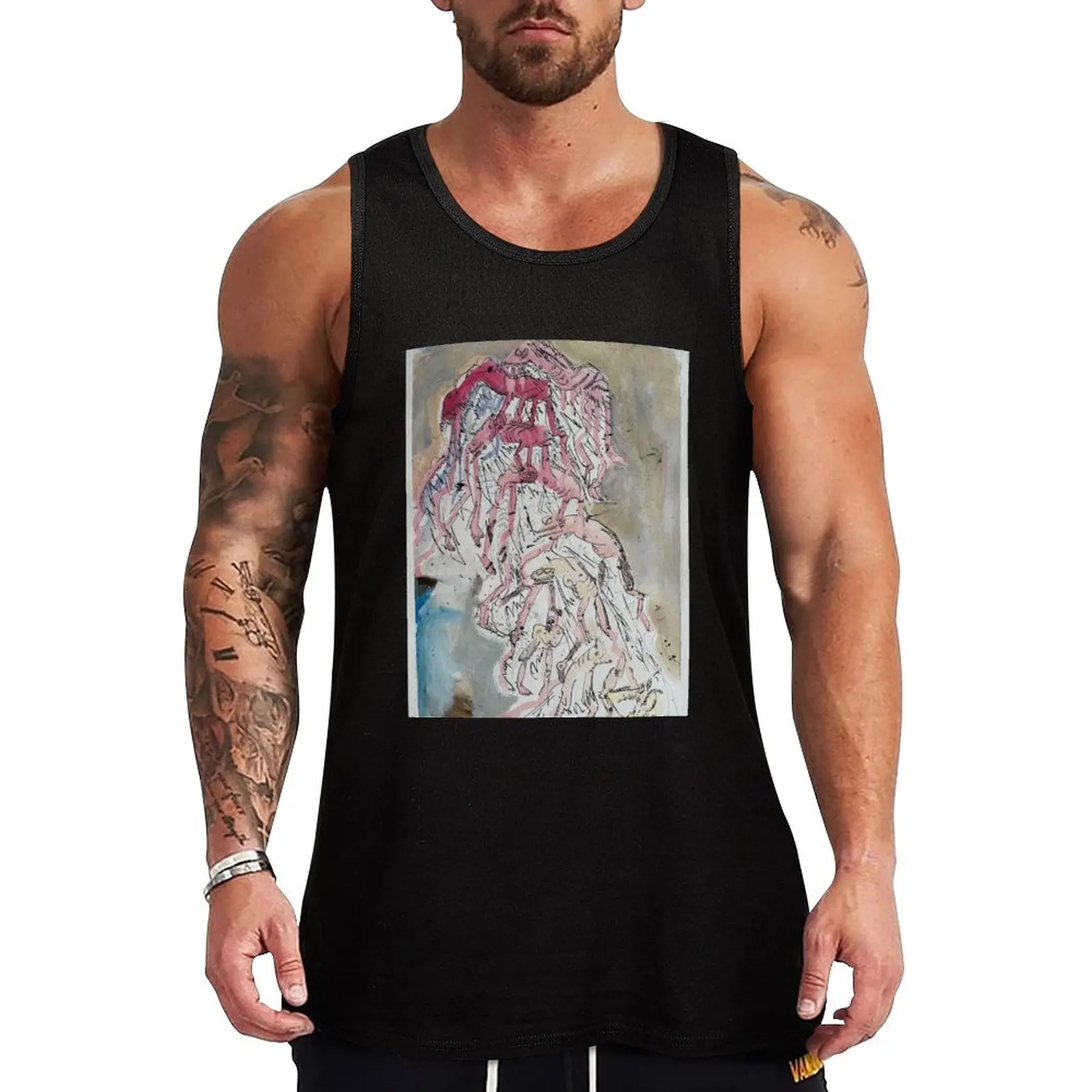 Howtis Tank Top Running Tank Top Sleeveless Moisture Wicking Shirt