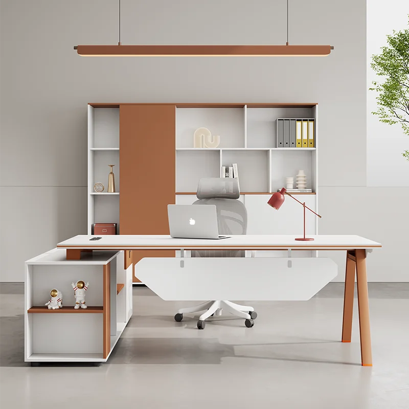 Boss office desk and chair combination