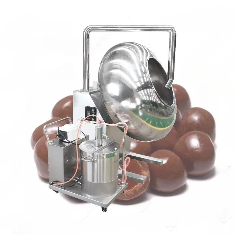 Household Automatic Coffee Bean Chocolate Coater Spraying Chocolate Coater