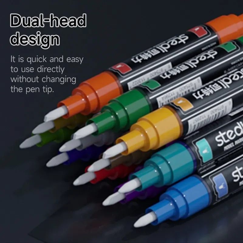 Stedi DMM-20 ~ 31 نصائح مزدوجة Gundam تلوين ماركر لامع اللون Gunpla نموذج تلوين أداة رسم يدوي اللمس متابعة القلم هواية DIY بها بنفسك