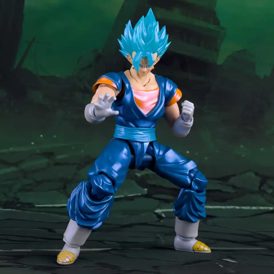 Nouveau en Spot démoniaque ajustement Dragon Ball Z Shf Super Saiyan dieu végito végéto bleu Figurine modèle enfants jouets cadeaux