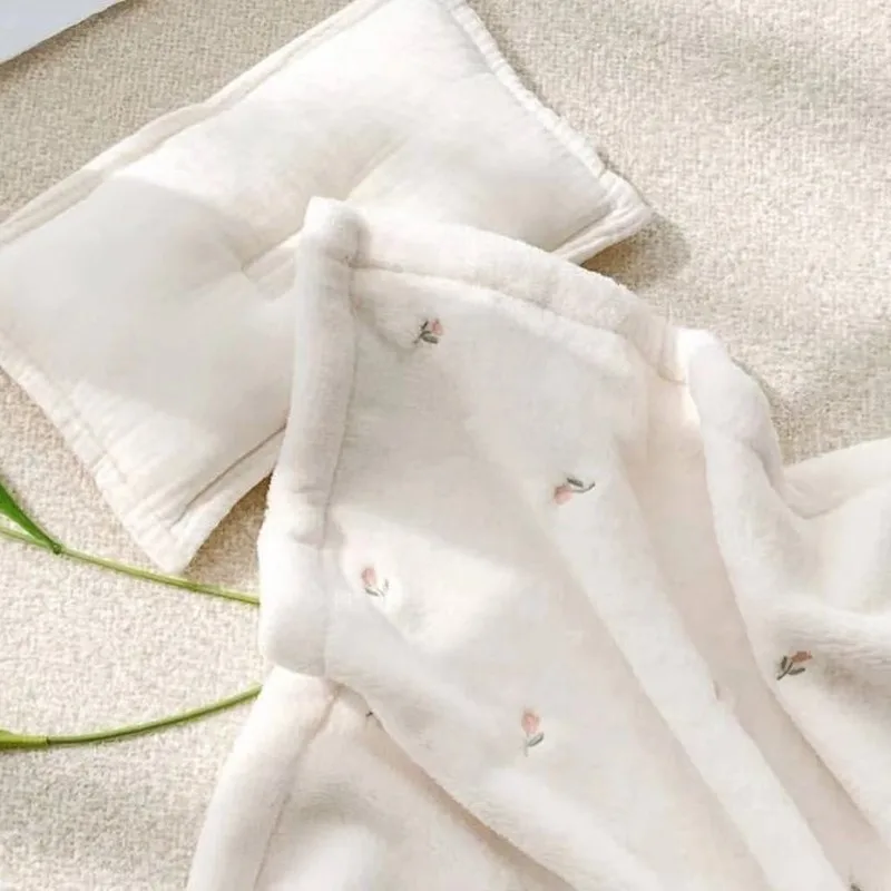 Baby Fleece Swaddle Blanket for Infants Toddlers Outdoor Fall Winter Soft Warm