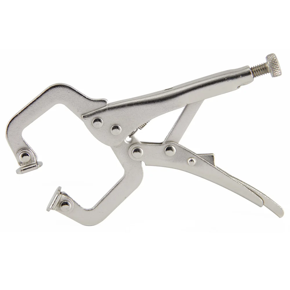 2 Sets of 5inch Mini C-type Clamp Pliers 4.5 inch Mini Round Mouth Pliers for Household Use Convenient Easy to Carry Mini Pliers