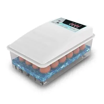 

24 eggs incubator chicken duck goose quail pigeon dual power automatic fully incubator humidity and temperature control