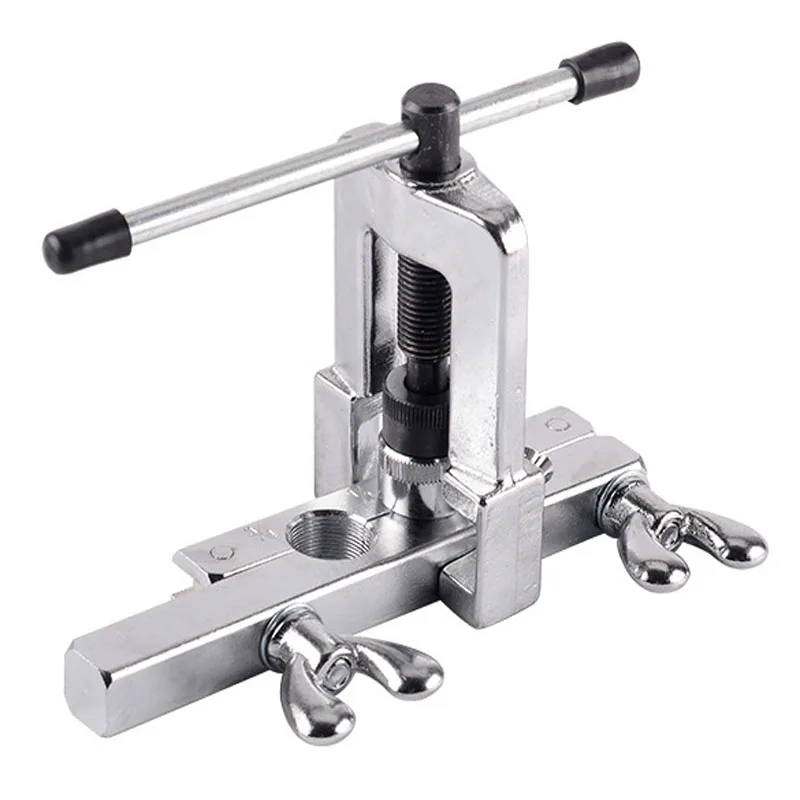 Dedicated to maintaining flared tool sets 45 degrees, for flared copper, brass or steel pipe hose repair sets