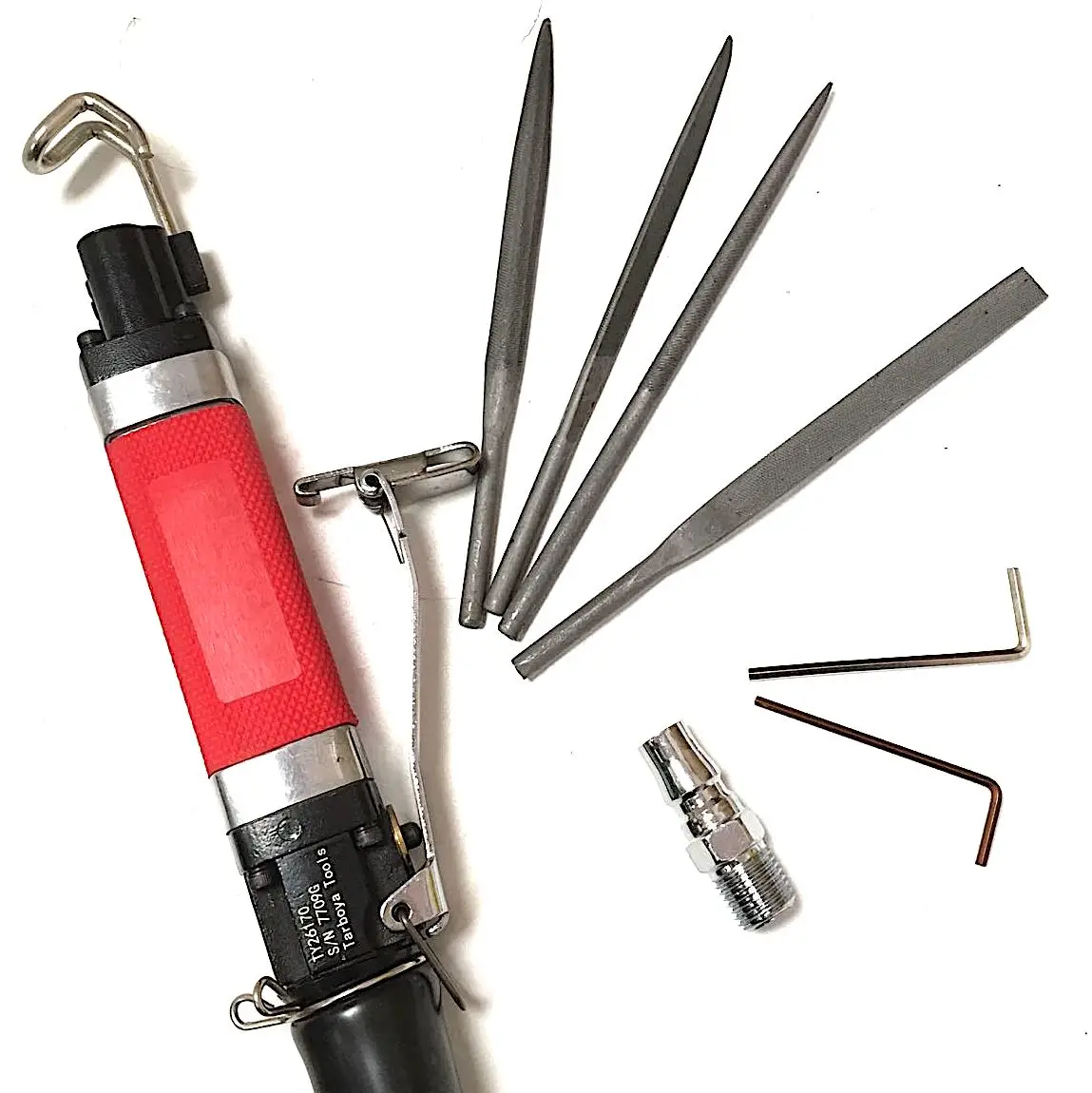

TY26170 Pneumatic File Kit precision designed for detail work on a wide range of materials for various stock removal application