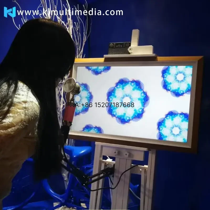 Wmwmnu Interactive Art Installations with Projection and Light Art Wall for 3D Digital Interactive AI Art Museum Exhibit