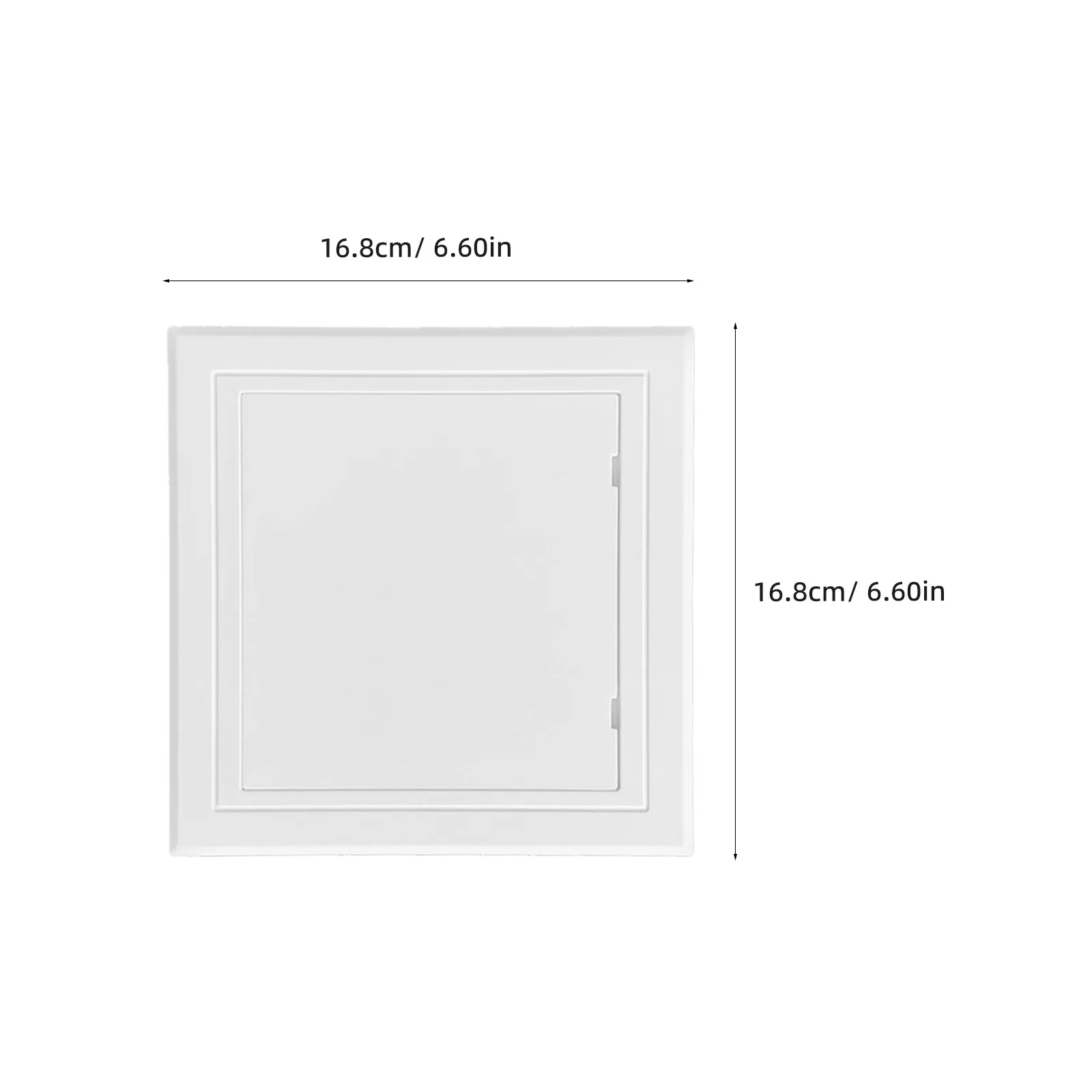 2Pcs Plastic Access Panel 150x150mm White Utility Wall Door for Bathroom Pipe Plumbing Heating Cover