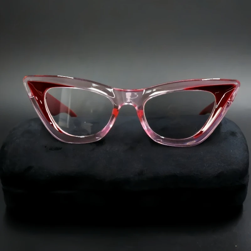 Triângulo olho de gato fotocromático miopia óculos feminino ins estilo marca design popular mudança cinza menos dioptria óculos