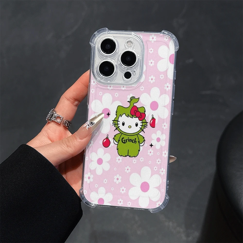 

Чехлы для мобильных телефонов Sanrio для IPhone 14, IPhone 16/15/14/13/12/11/x/xs/xs Max, женские чехлы для телефонов Hello Kitty Cat, подарок на день рождения