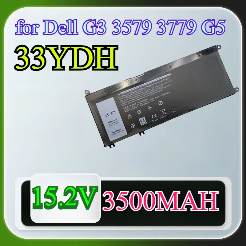 

3500mAh High Capacity Laptop Battery for Dell G3 3579 3779 G5 5587 G7 7588 7778 Replacement Li-ion Battery