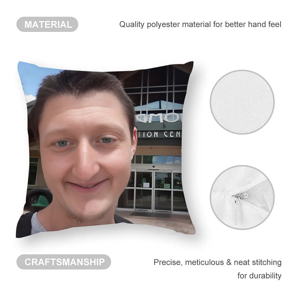 D-Daniel لارسون Selfie كيس وسادة ثلاثية الأبعاد طباعة ألياف البوليستر 45*45 سم أريكة المنزل رمي غطاء وسادة الديكور مهرجان هدية