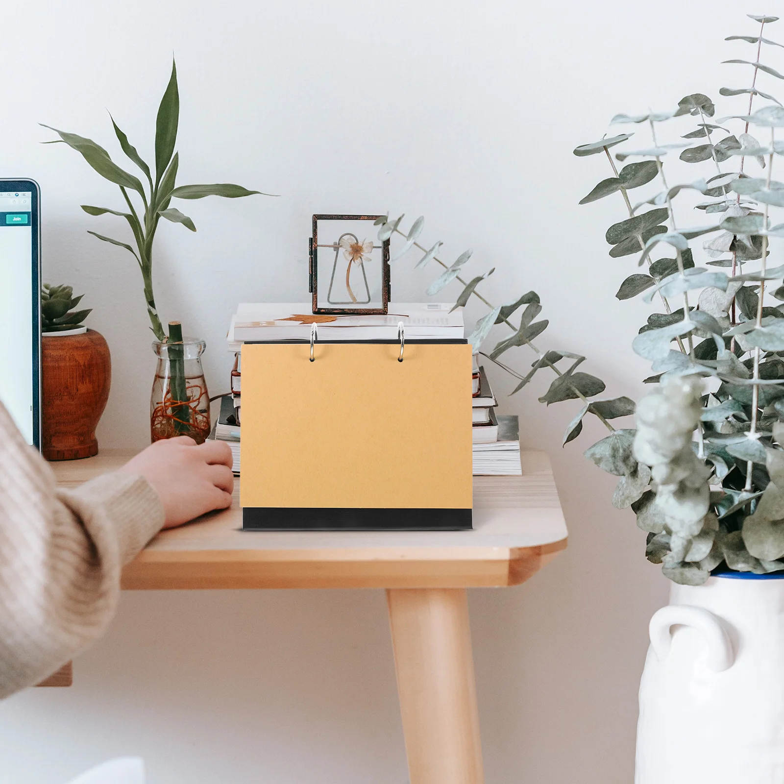 

Blank Desk Calendar With Removable Pages Thick Paper Diy Craft Flip Block Calendar For Drawing Photos Handmade Creative