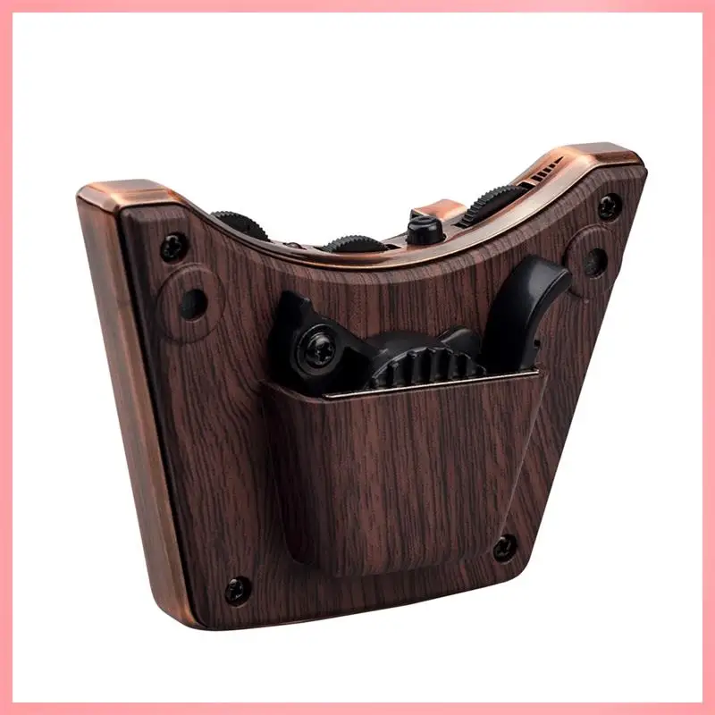 N91R-Pastilla con orificio de sonido para guitarra acústica, modos de pastilla duales, piezoeléctrico + micrófono, compatible con fase de tono de volumen para guitarra clásica de 36-42 pulgadas