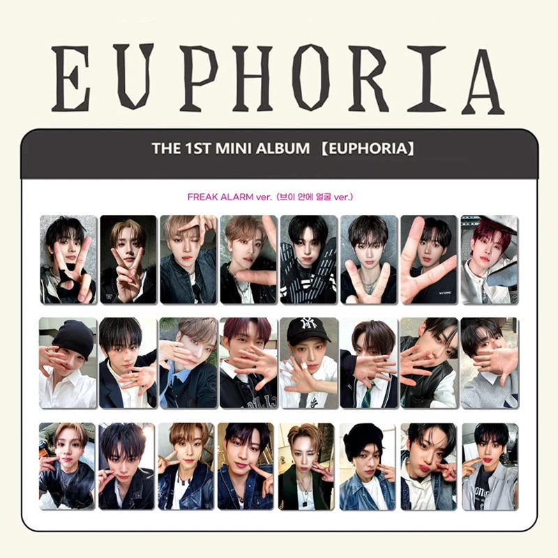 KPOP 8pcs/set ALD1 New Album EUPHORIA Postcard ALPHA DRIVE ONE Fan Collection Card Photo Card Kim Junseo, ANXIN, Kim Geonwoo
