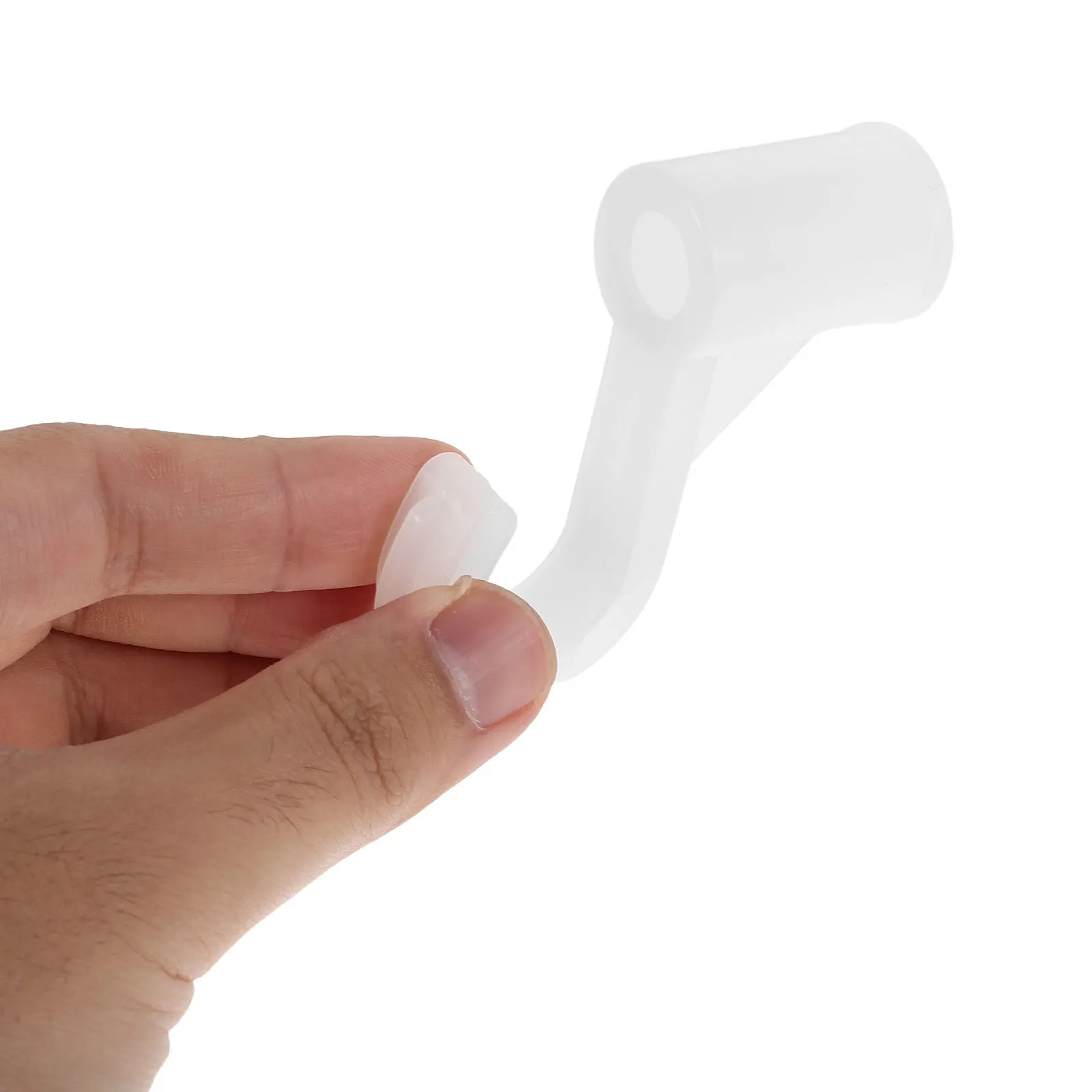 

10Pcs Closet Rod Holder Brackets Heavy Duty Plastic White 19mm Diameter Rod Supports Wardrobe Rail End Dorm Storage Solution