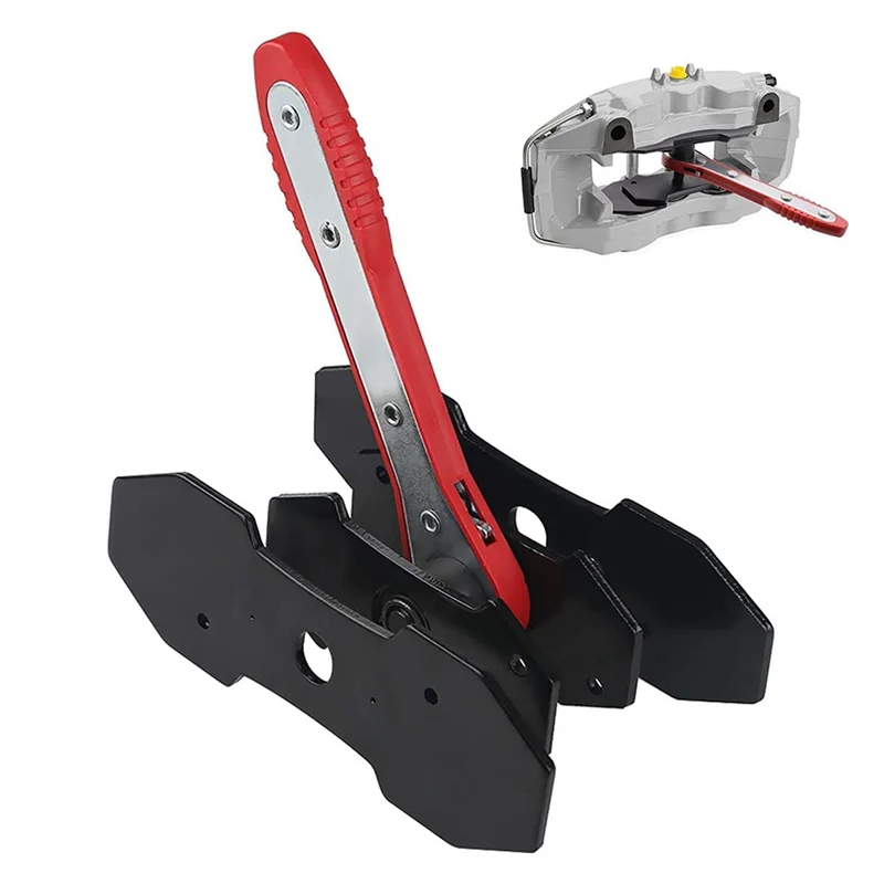 

NEW-Car Press Automobile Ratchet Brake Piston Spreader Caliper Pad Portable Install Tool For Most Large Trucks