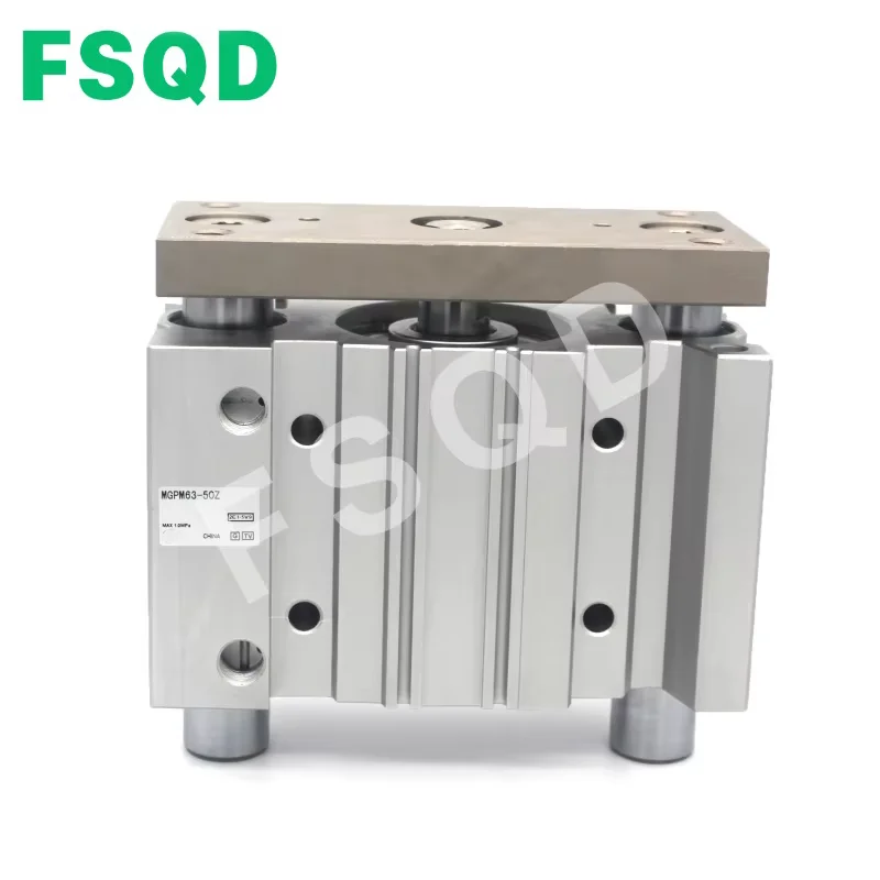 MGPM63-10 20 25 30 40 50 75 100 125 150 175 200 250 300 350 400 Z A AZ Pneumatic Air Compact Cylinder MGPM Series