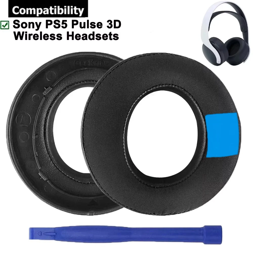 Esporte resfriamento gel substituição earpads almofadas copos peças de reparo para sony playstation 5 pulso 3d ps5 fones de ouvido sem fio