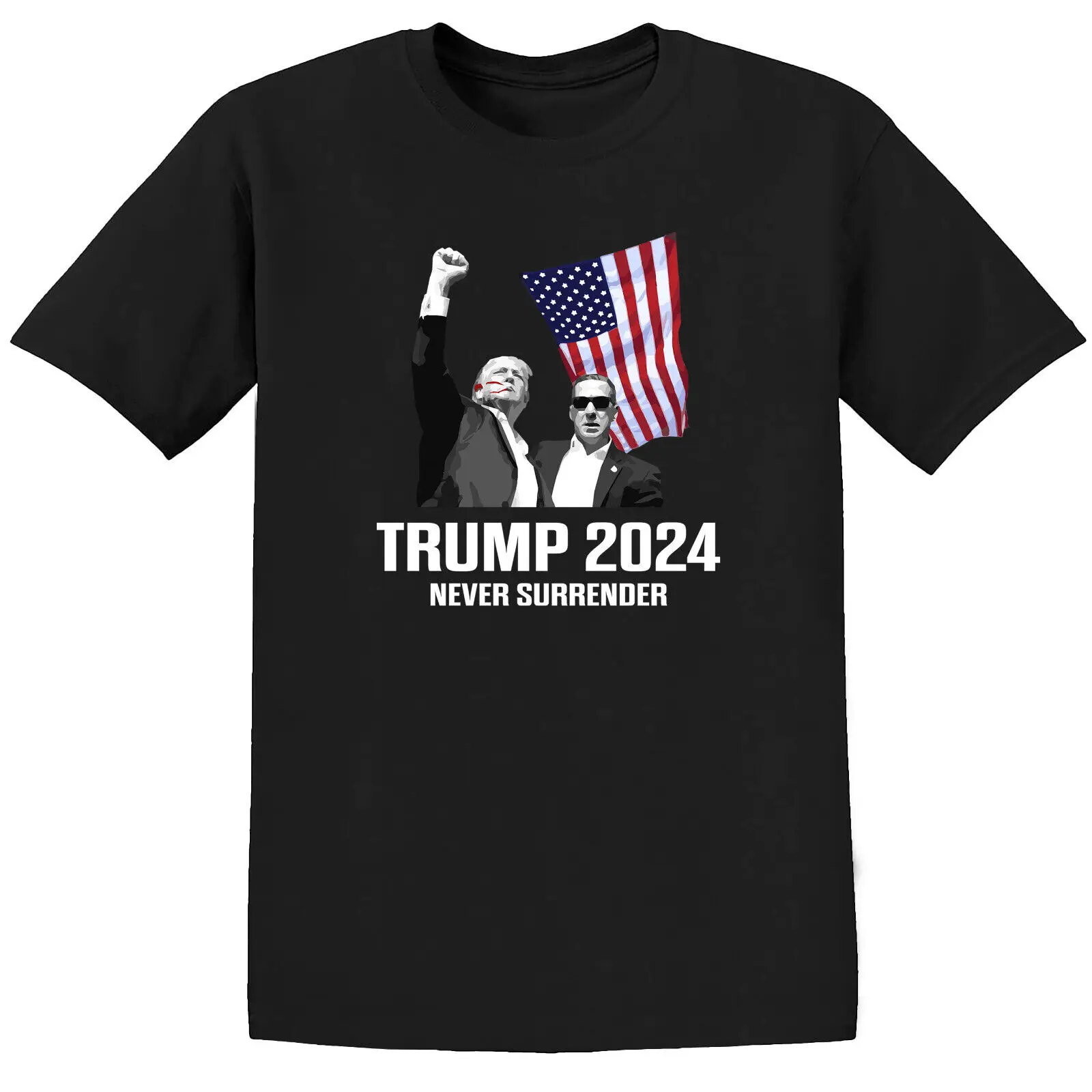 

Donald Trump Shot T-Shirt - Trump 2024 - Adults and Kids