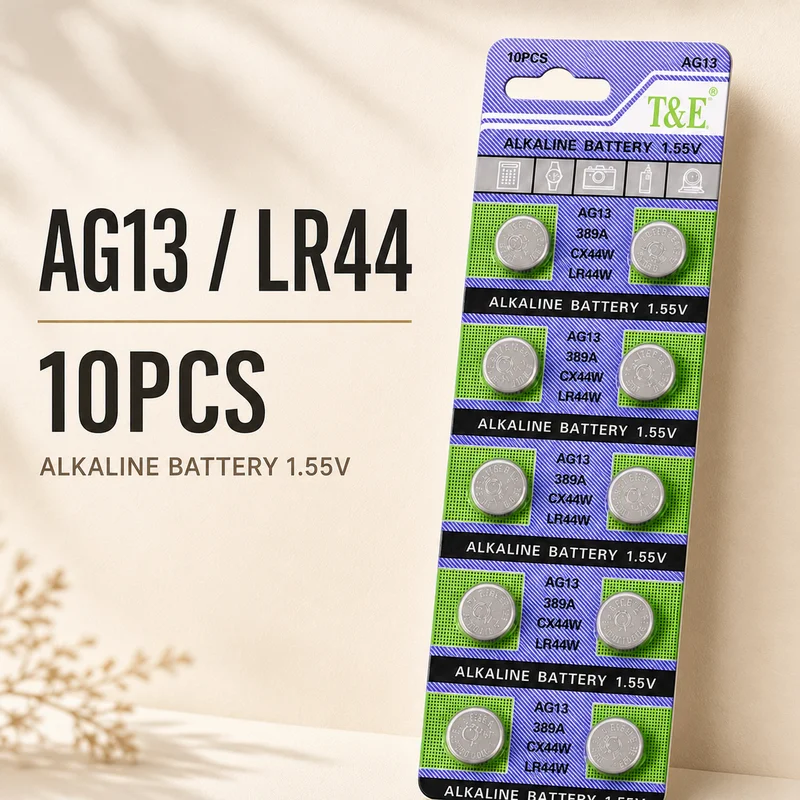 Button Cell Battery AG7 AG8 AG9 AG10 AG11 AG12 AG13 10PCS Coin Batteries For Watch Toys Remote Control Stable Power Devices
