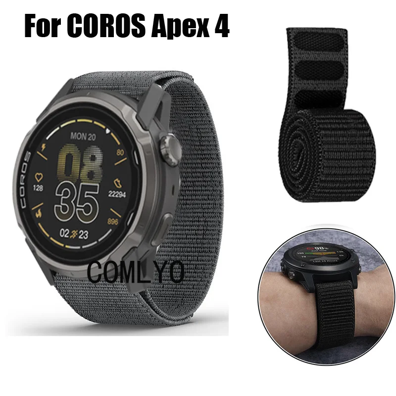 �y�Z�[�����zCOROS APEX 4 46MM 42MM �X�g���b�v �X�}�[�g�E�H�b�`�o���h �t�b�N�A���h���b�N �i�C�����x���g �X�|�[�c ���f�B�[�X �����Y
