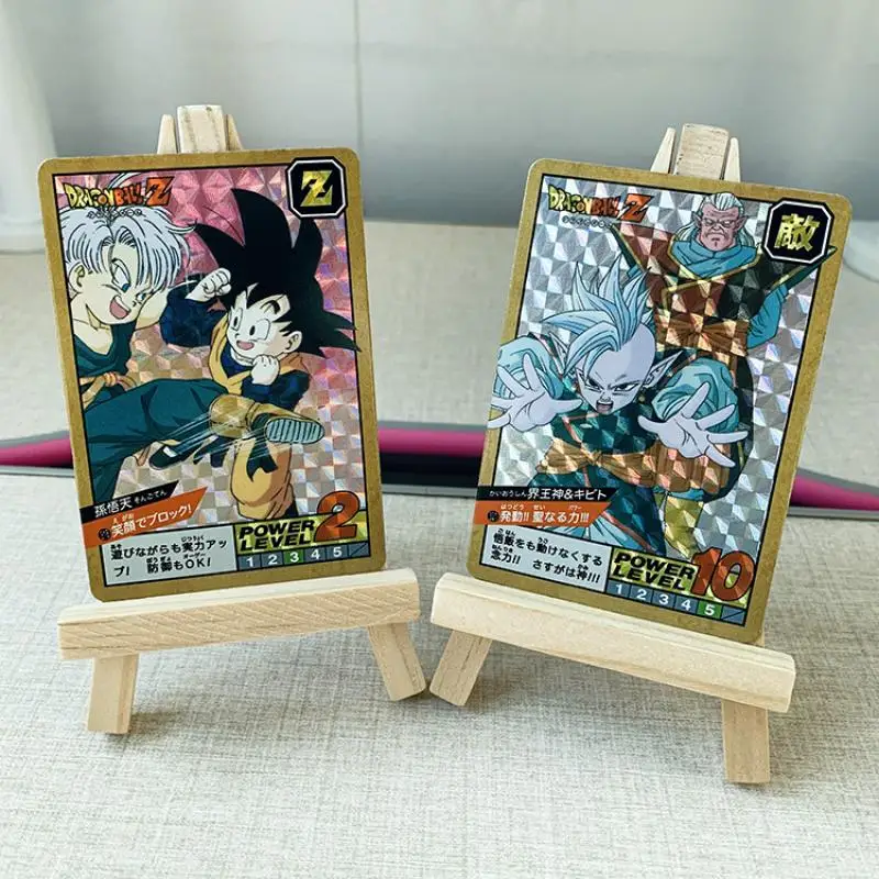 Anime Dragon Ball DIY xadrez DIY Flashcards Coleção, Aniversário Brinquedos Presentes, Filho Goku, Bejita, Yonsei, Videl, Célula, Gotenks