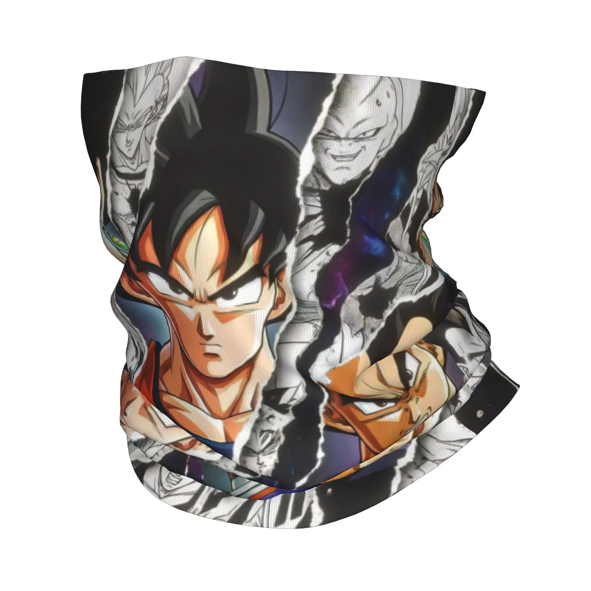 Custom DBZ Goku Manga Neck Gaiter Women Men UV Face Shield Winter  Bandana Scarf for Ski