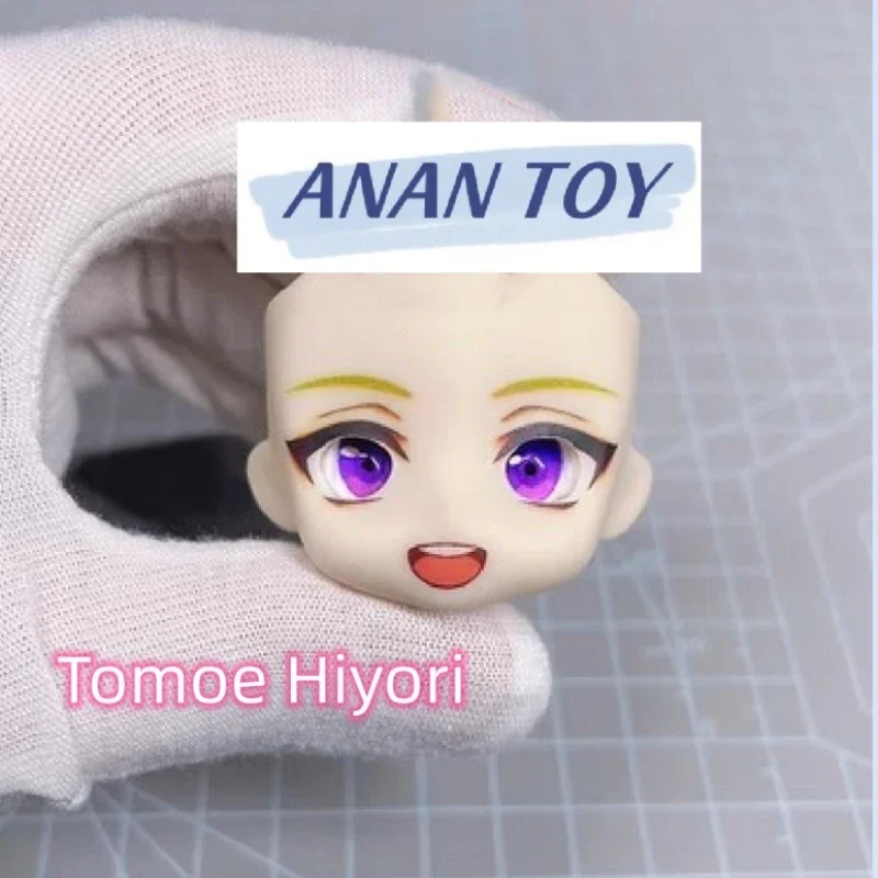 ES Ob11 Tomoe Hiyori Face YMY GSC Doll Ensemble Stars Handmade Open Eyes with Eyeballs Faceplate Doll Accessories Fans Gifts