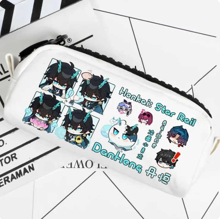 Anime Honkai: Star Rail Dan Heng Pencil Case Oxford Canvas Storage Bag Pencil Box Pencilcase School Pen Bag 2071