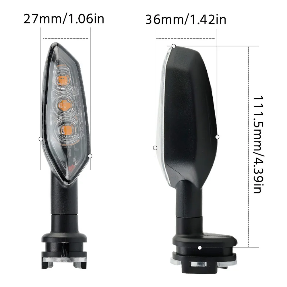 12 فولت الضوء الأصفر دراجة نارية مؤشر LED دراجة نارية بدوره إشارات أضواء صالح لياماها MT-15 M-SL AZ 150 2016-2015