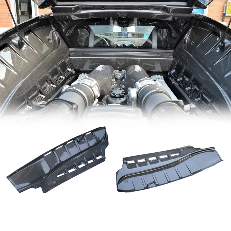 لاستبدال اللوحة الجانبية لمحرك فيراري F430 - زخرفة مقصورة محرك السيارة الخارقة الممتازة، استعادة خارجية دقيقة #1