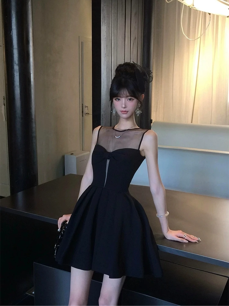 

XZY Summer Knot Net Dr Women's plus Size Waist Cinched ort A-Line Skirt Ball Gown Sle Polyester Fiber