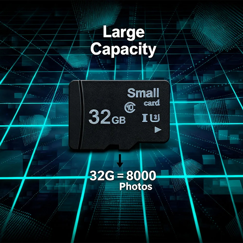 بطاقة ذاكرة TF (micro-SD)، سرعة القراءة 10 ميجابايت/ثانية، 32 جيجابايت، أسود، مناسبة لـ MP3، الهاتف المحمول، الكاميرا، مسجل القيادة #4