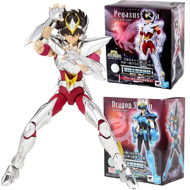 Bandai-Figurines d'action originales Saint Seiya Myth grill, EX Saint Seiya Pegasus, Bronze Dragon Shiryu, Final Anime Toys, Advotants tS