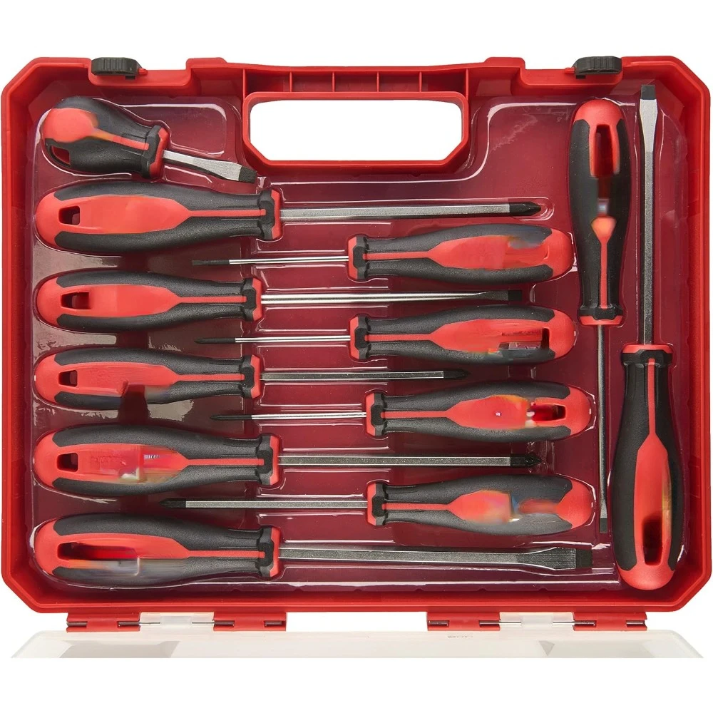 Set of 12 Tri-Lobe Screwdrivers 4932472003,Red