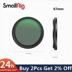 Smallrig 67mm Magnetic Phone Filter Series CPL VND 1/4 Black Mist Filter For iPhone 15 14 13 Pro Max Samsung 4581 4582