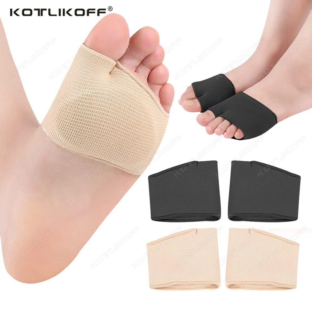 Silikon-Schuhpolster Vorfuß-Kissen Orthopädische Einlegesohlen für Männer und Frauen Dicke Komfortable Halbe Einlegesohlen Zehenspreizer Fußpflegeprodukte