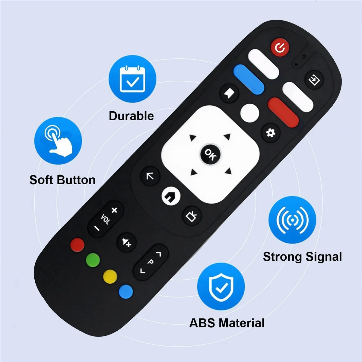 ABYC Replace RM-C3287 Voice Remote Control for JVC RM-C3570 for KENWOOD for Motorola Smart TV Remote Control