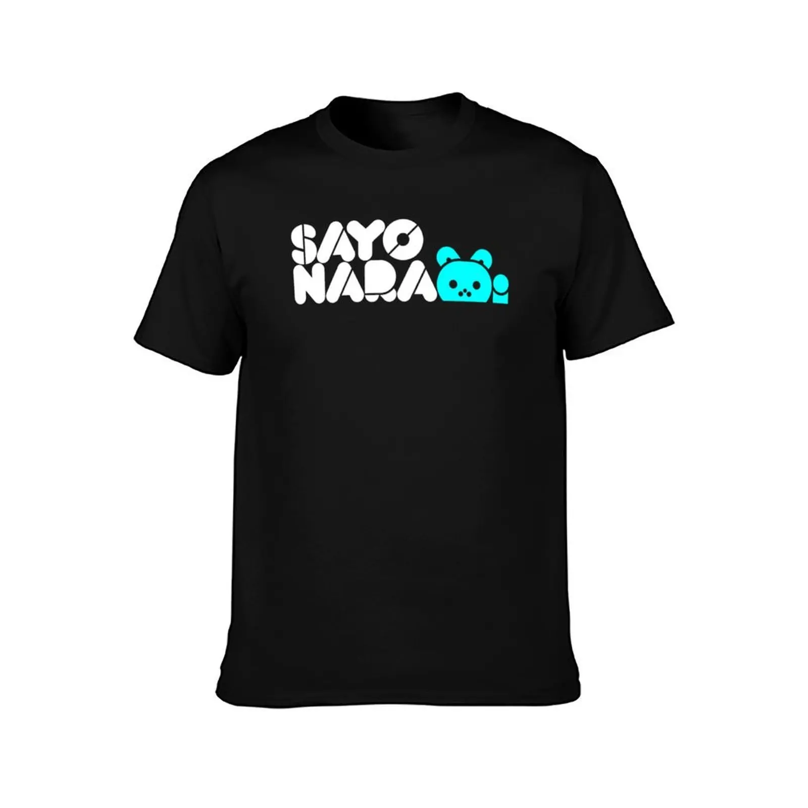 Wipeout HD - Sponsor Sayonara T-Shirt, Summer Casual Cotton Tee, Oversized Streetwear Tops, Vintage Graphic Print, 100% Cotton