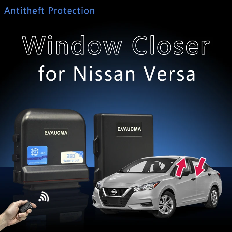 

For Nissan Versa N17 N18 Car Power Window Lifter Systems Automatic Close Shut & Open Windows Car Alarm Accessories