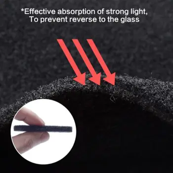 Pro Toyota Vitz Yaris Daihatsu Charade Hatchback XP90 2005–2011 Koberec do palubní desky, sluneční clona, ochranný koberec, podložka do palubní desky 10 nejlepší prodej Přístrojová deska Toyoty Vitz - №5