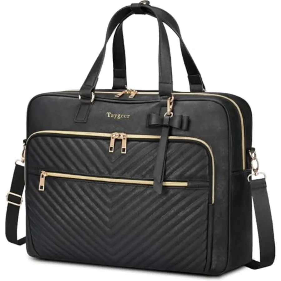 

Taygeer 17 Inch Laptop Bag for Women, Convertible Backpack Tote Large Laptop Tote Bag for Women, Waterproof Leather Briefcase B