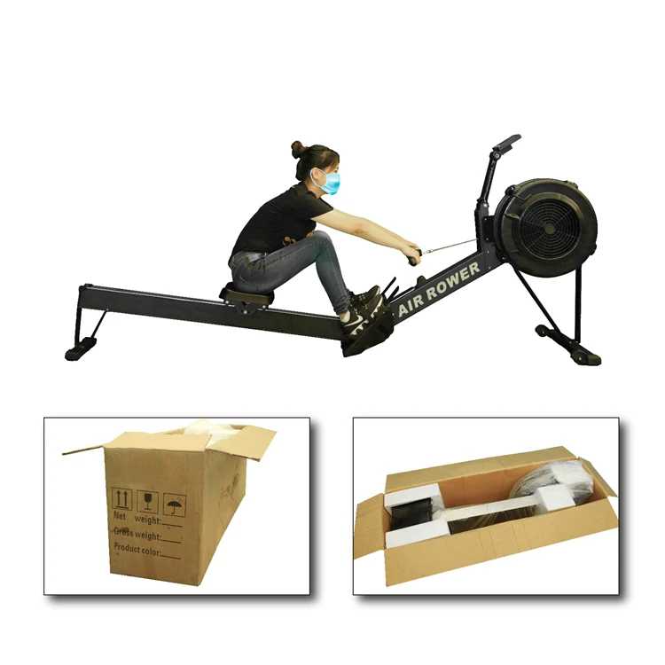 Delivery from France warehouse High Intensity 2 commercial Fitness Equipment Club air concept Rowing Machine for gym