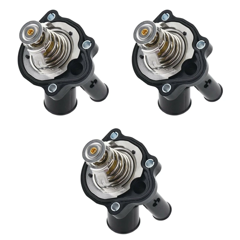 

3X Thermostat Engine Coolant For Mazda Ford Escape Focus Fusion L33615170,48708