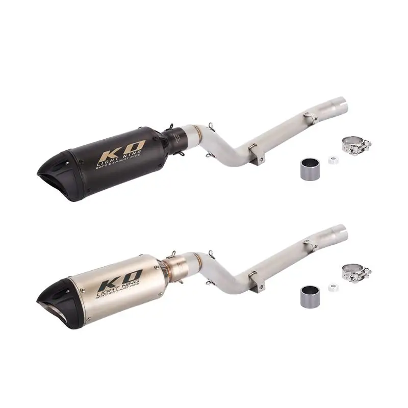 

Надевается для SUZUKI DRZ 400 S 400 SM 400E 2000-2024 мотоциклетный глушитель, хвостовая труба среднего звена, трубка из нержавеющей стали DB Killer