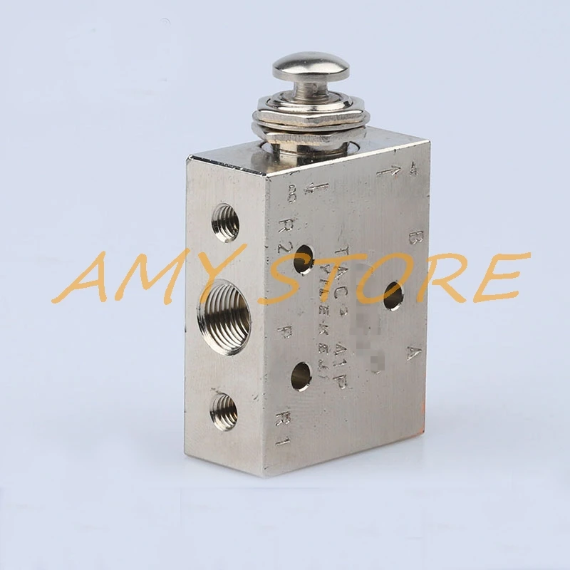 pneumatic-2-position-5-way-spring-return-push-button-air-valve-tac2-41p-pneumatic-on-off-switch-mechanical-valve