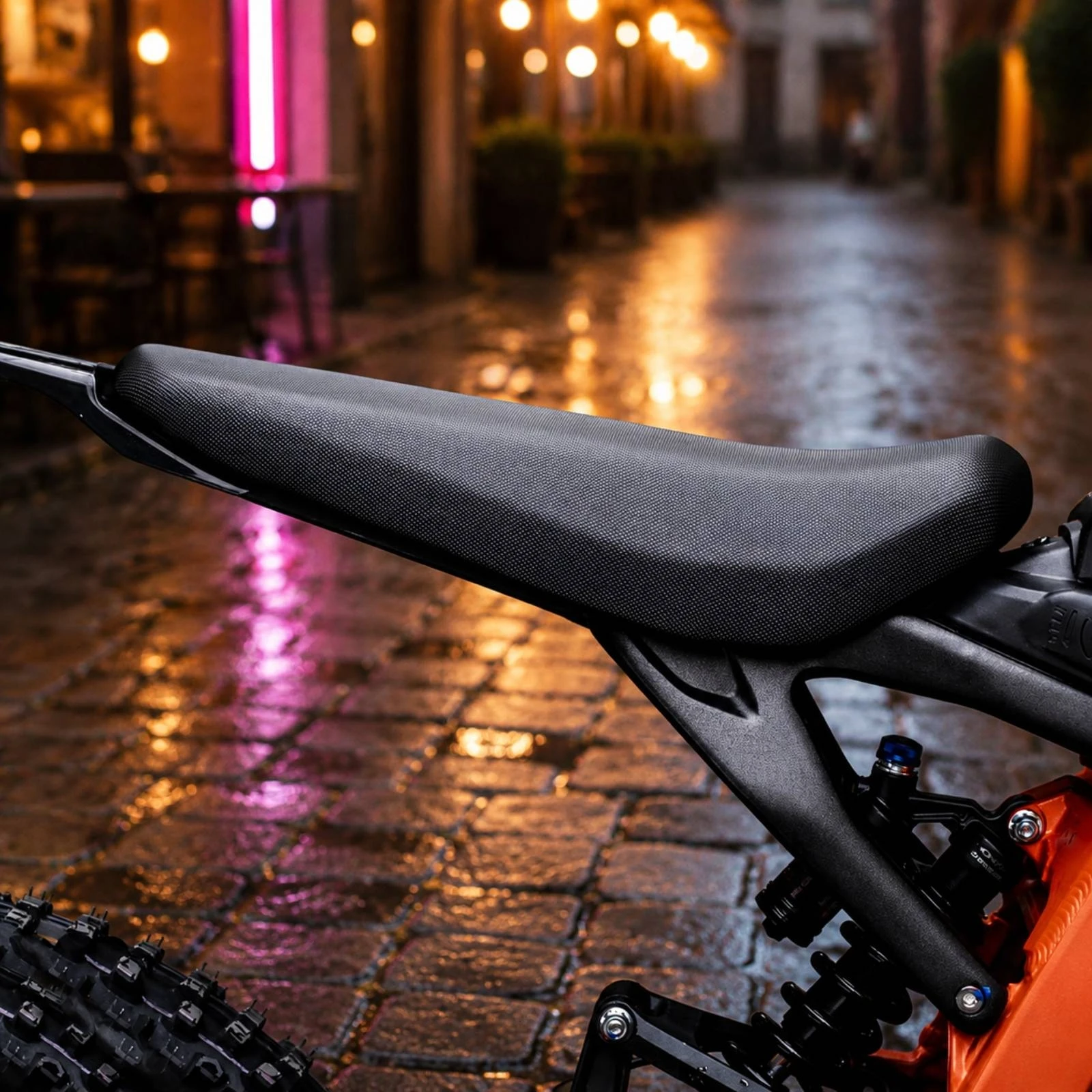 Electric Dirt Bike Seat Cushion Contoured Motorcycle Seat Cushion Assembly Comfortable Supportive for Riders, off-Road